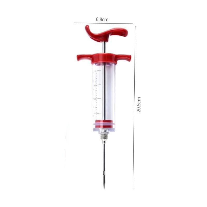Stylish Red Injection Tool for Chicken & Turkey with 30ml Capacity