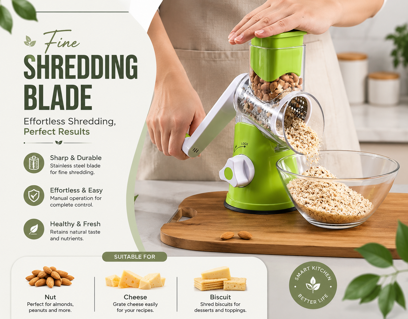 Compact 1 Pc Vegetable Cutter - Easy to Clean and Durable Kitchen Tool